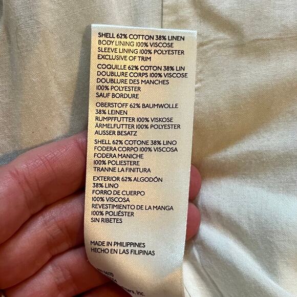 Anthropologie Maeve Double-Breasted Blazer Color:
BROWN MOTIF women’s size 14 - Picture 7 of 14